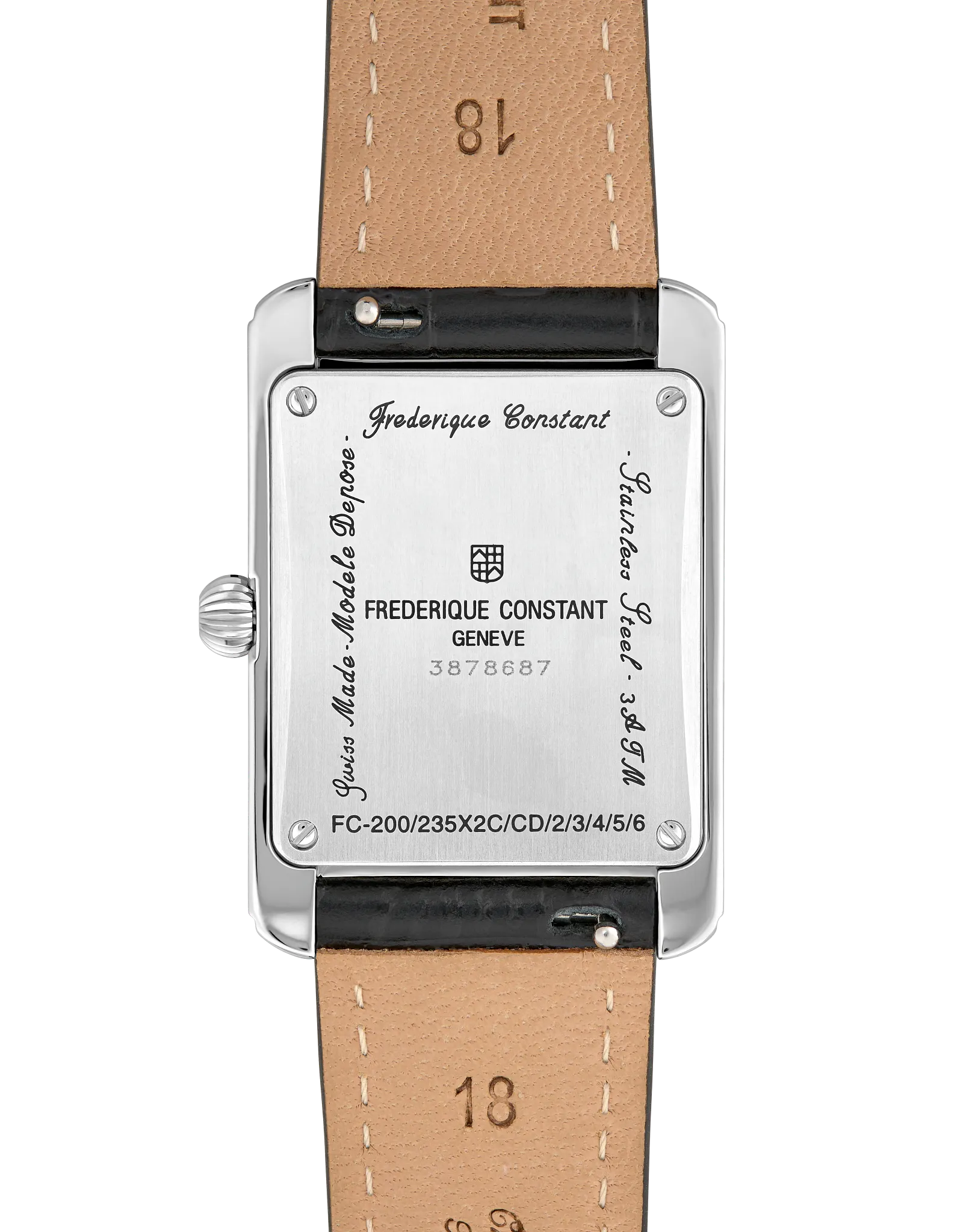 Classics Carrée Small Seconds Watch FC-235S2CD6 | Frederique Constant